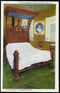 Old Spanish Bed St Augustine FL unused c1915