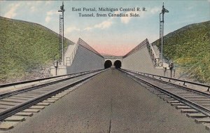 Canada Toronto East Portal Michigan Central Railroad Tunnel From Canadian Sid...