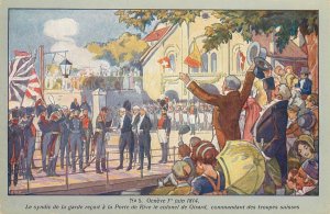 Centenaire de la Reunion Geneva Switzerland Suisse 1814-1914 No 5 Commandant