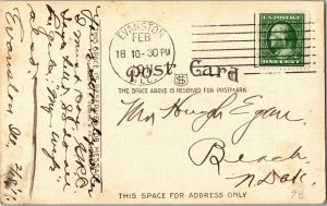 Multi View, Greetings from Evanston IL c1911 Vintage Postcard S31 