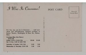 Cinerama! Boston Theatre, Advertisement