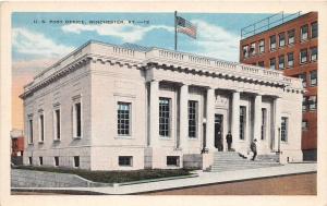 Kentucky Ky Postcard c1930 WINCHESTER U.S. Post Office Building