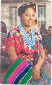 Native Indian Girl, Patzun, Department of Chimaltenango, Guatemala, Chrome