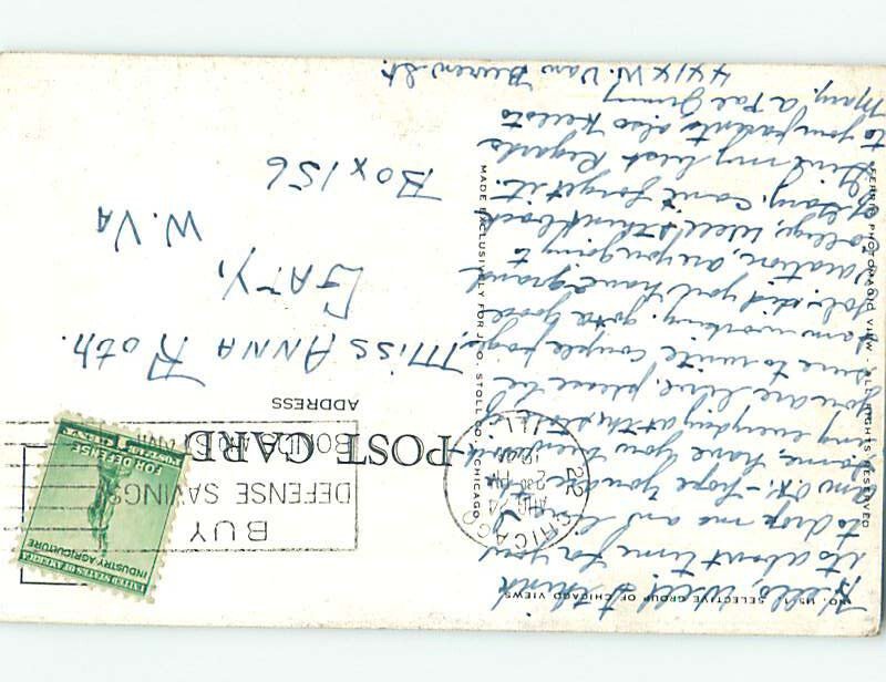 Chrome BUILDINGS SCENE Chicago Illinois IL AH5129