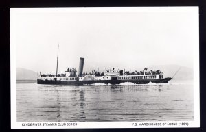 f2505 - Paddle Steamer - Marchioness of Lorne (1891) - Clyde River postcard