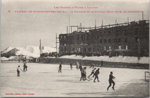 France Ice Hockey Les Sports d'Hiver A Luchon Labouche Freres Postcard E90