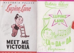 Lupino Lane Meet Me Victoria La Di Da 2x Musical WW2 London Theatre  Programme