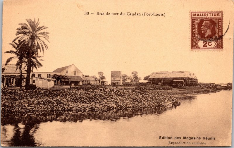 Mauritius Ile Maurice Port Louis Postcard used 1920s