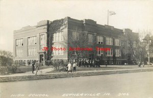 IA, Estherville, Iowa, RPPC, High School Building, Photo No 3106