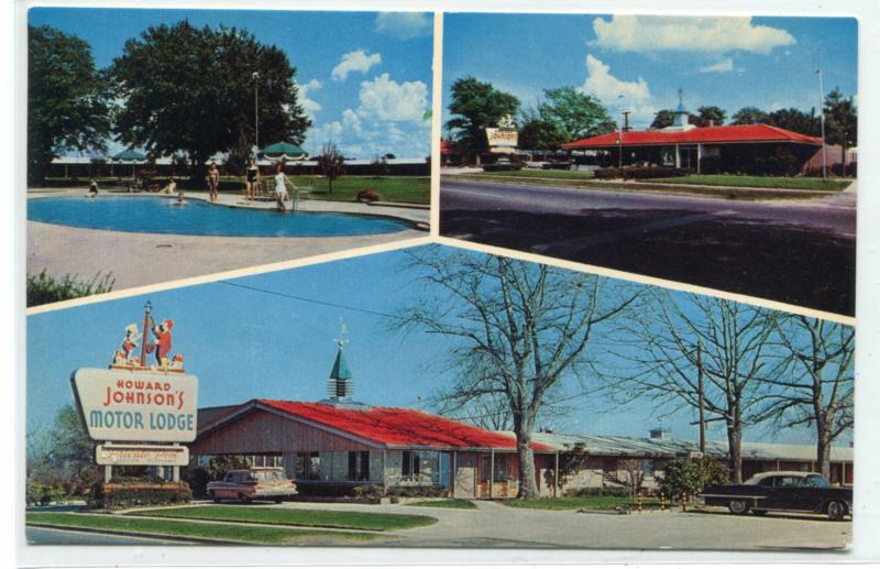 Howard Johnson Motor Lodge Restaurant Motel Allendale South Carolina postcard