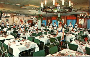 Frankenmuth Bavarian Inn Michigan Family Crest Room Standard View Postcard 
