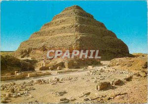 Postcard Modern Sakkara Step Pyramid