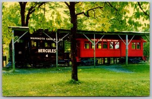 Vtg Kentucky KY Mammoth Cave National Park Train Hercules 1960s View Postcard