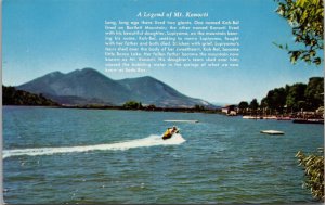 Mt. Konocti Extinct Volcano Clear Lake CA Postcard PC388