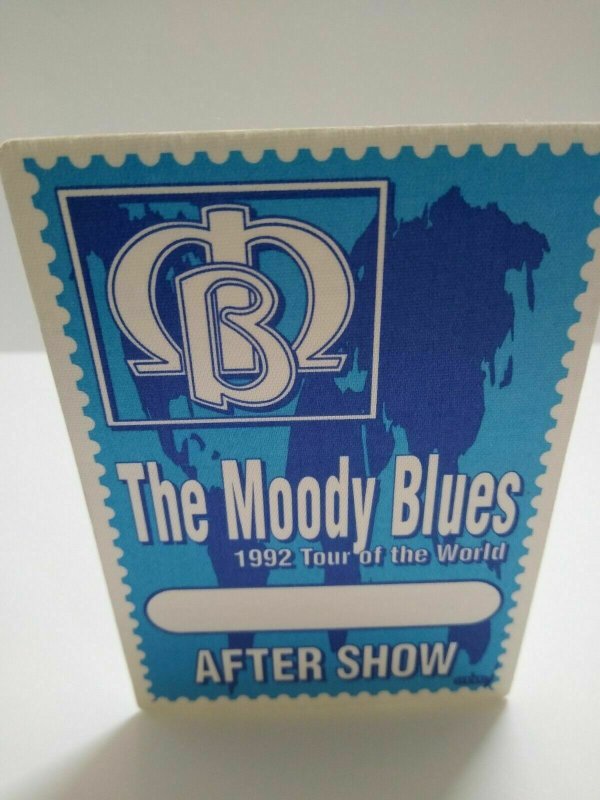 The Moody Blues Backstage Pass Tour Of The World Original 1992 Rock Music Gift 