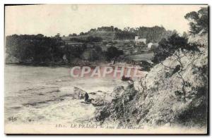 Old Postcard Le Pradet Anse De La Garonne