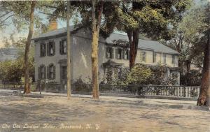 Greenwich New York~The Old Ladies Home~Green Shutters on Windows~Railing~c1910