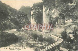 Postcard Old Roads Moutiers Brides Rageat the Bridge