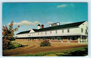AMHERST, Nova Scotia, Canada  ~ FISHER'S MOTEL  c1950s Roadside   Postcard