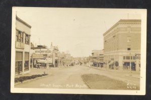 RPPC PORT ANGELES WASHINGTON DOWNTOWN STREET SCENE REAL PHOTO POSTCARD