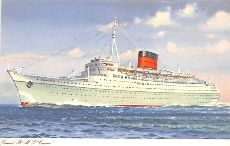 Cunard RMS Caronia Ship Unused 