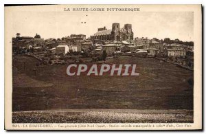 Old Postcard La Chaise Dieu General view North West Coast