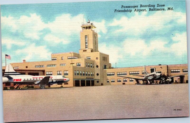 Friendship Airport - Passenger Boarding Zone - Baltimore Maryland