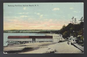 Bathing Pavilion, Sylvan Beach, NY. Vintage William Jubb postcard