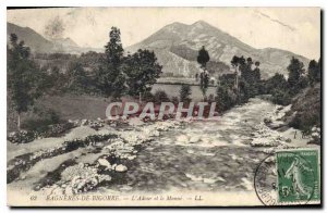 Old Postcard Bagneres de Bigorre L'Adour and Monne