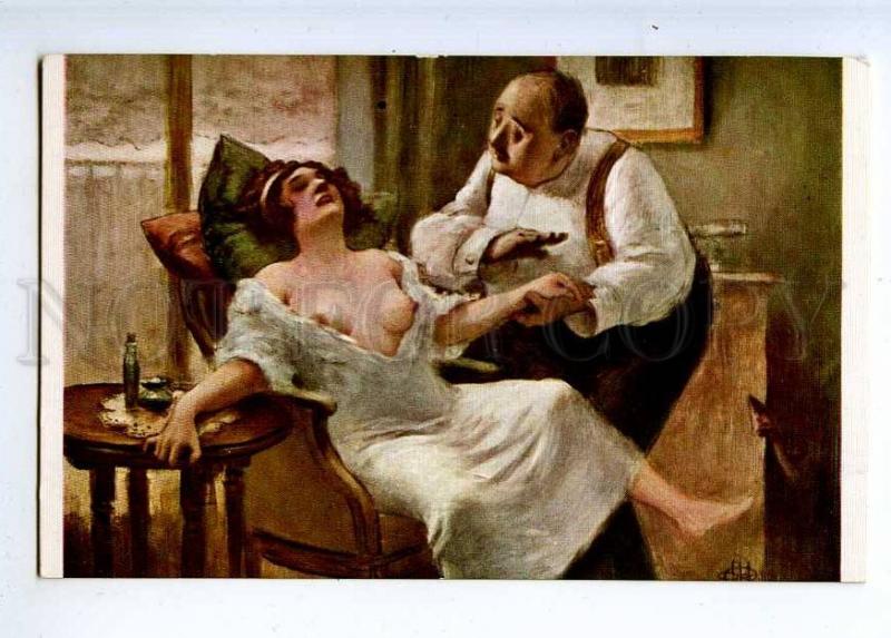 224818 FRANCE Guillaume Tantrum Lapina #857 Nude old postcard