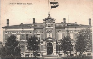 Netherlands Militair Hospitaal Assen Vintage Postcard 09.31