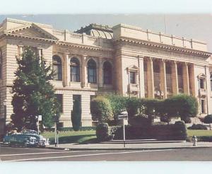 Pre-1980 OLD CAR AT COURTHOUSE Santa Rosa California CA d2822