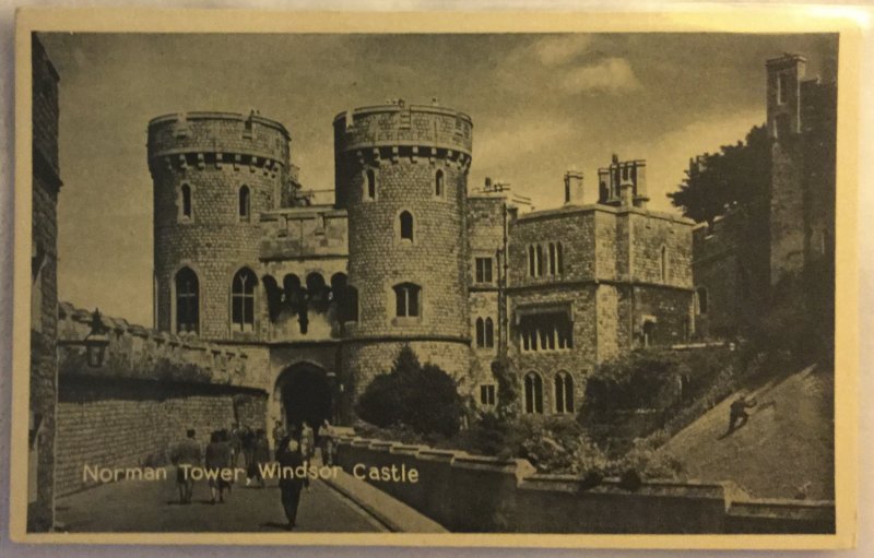 Old Postcard Norman Tower, Windsor Castle T. V. A. P. Oxford Series