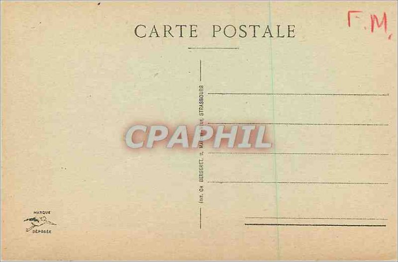 Old Postcard Mulhouse work