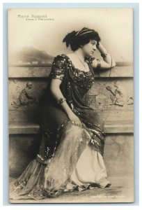 C. 1900 RPPC Marie Rappold Singer Actress Postcard F30 