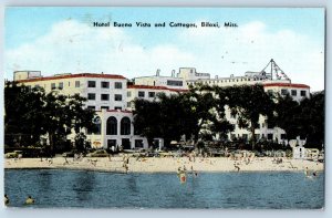 c1957 Biloxi Mississippi MS Vintage Postcard Hotel Buena Vista Cottages Building