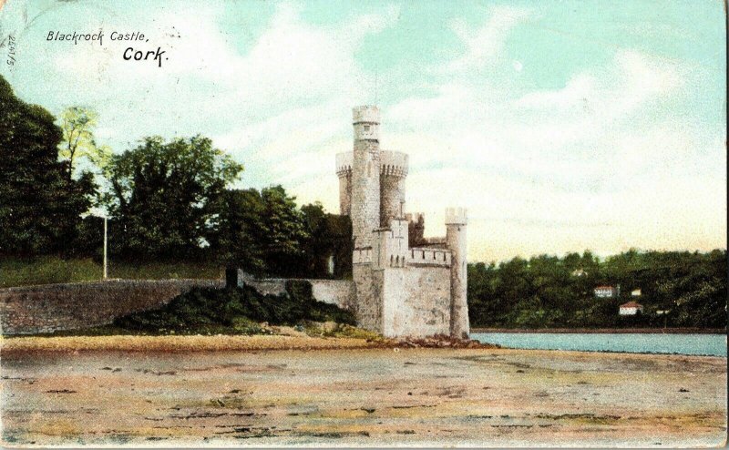 Blackrock Castle Cork Postcard Divided Back DB Antique 1/2c Stamp PM WOB Note 