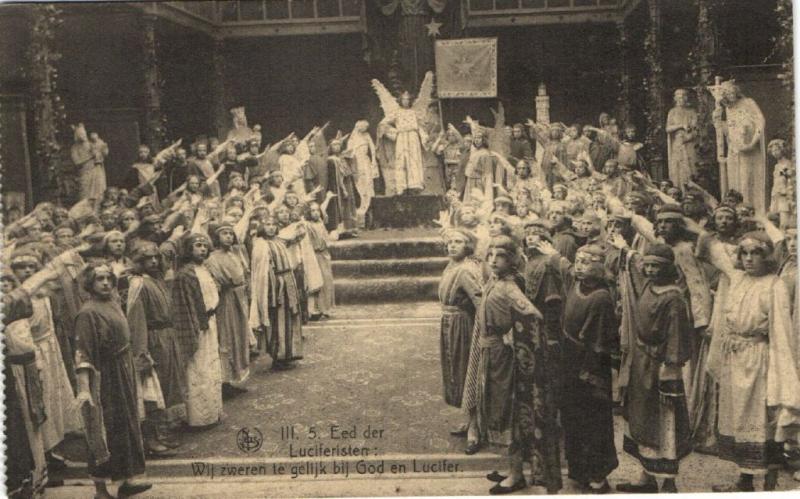 CPA Eed des Luciferisten: Wij zweren te gelijk bij Artiste Theatre (42159)