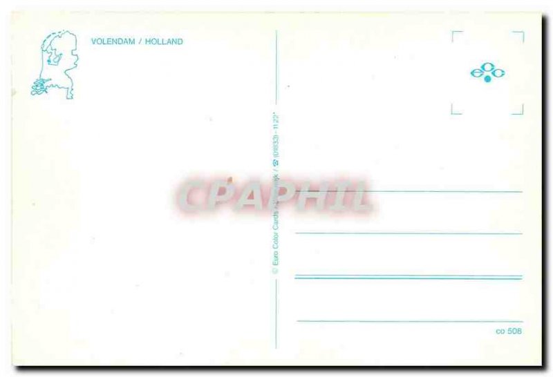 Modern Postcard Volendam Holland