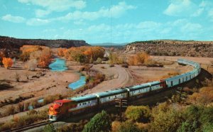 Vintage Postcard Hi-Level El Capitan Shoemaker Canyon Sweeping Views New Mexico