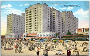 Postcard - Hotel Ambassador - Atlantic City, New Jersey