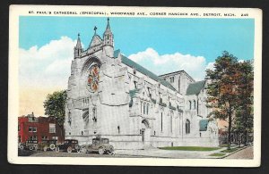 St Pauls Episcopal Cathedral Detroit MI Unused c1920s