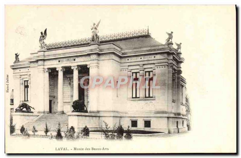 Old Postcard Laval Musee des Beaux Arts