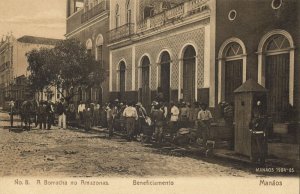 brazil, MANAOS MANAUS, A Borracha no Amazonas, Beneficiamento (1905) Postcard