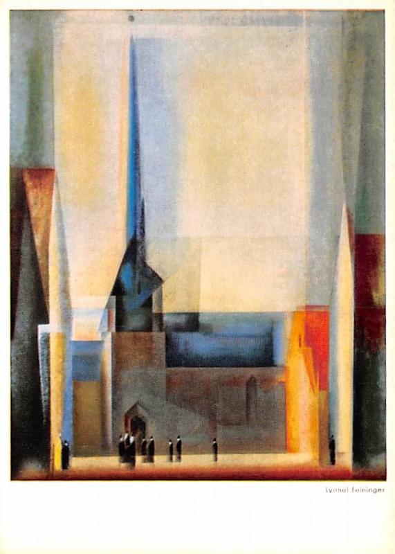 Lyonel Feininger - Church on Halle Market