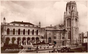 Vintage Postcard 1934 Museum and Art Galley University of Bristol United Kingdom