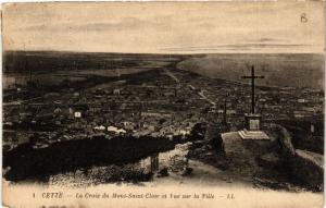 CPA  Cette - La Croix du Mont-Saint-Clair et Vue sur la Ville    (511122)