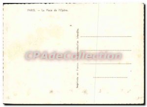 Modern Postcard Paris Place de l'Opera