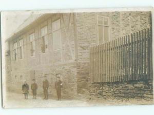 Old rppc BUILDING SCENE Architecture Postcard AB0966