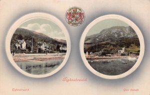 TIGHNABRUAICH ARGYLL BUTE SCOTLAND-GLEN CALADH-HERALDRY~TINT PHOTOS POSTCARD